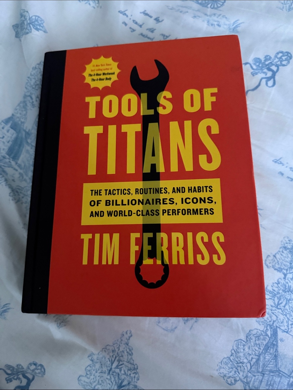 Tim Ferriss Tools of Titans Hardcover Book - Red